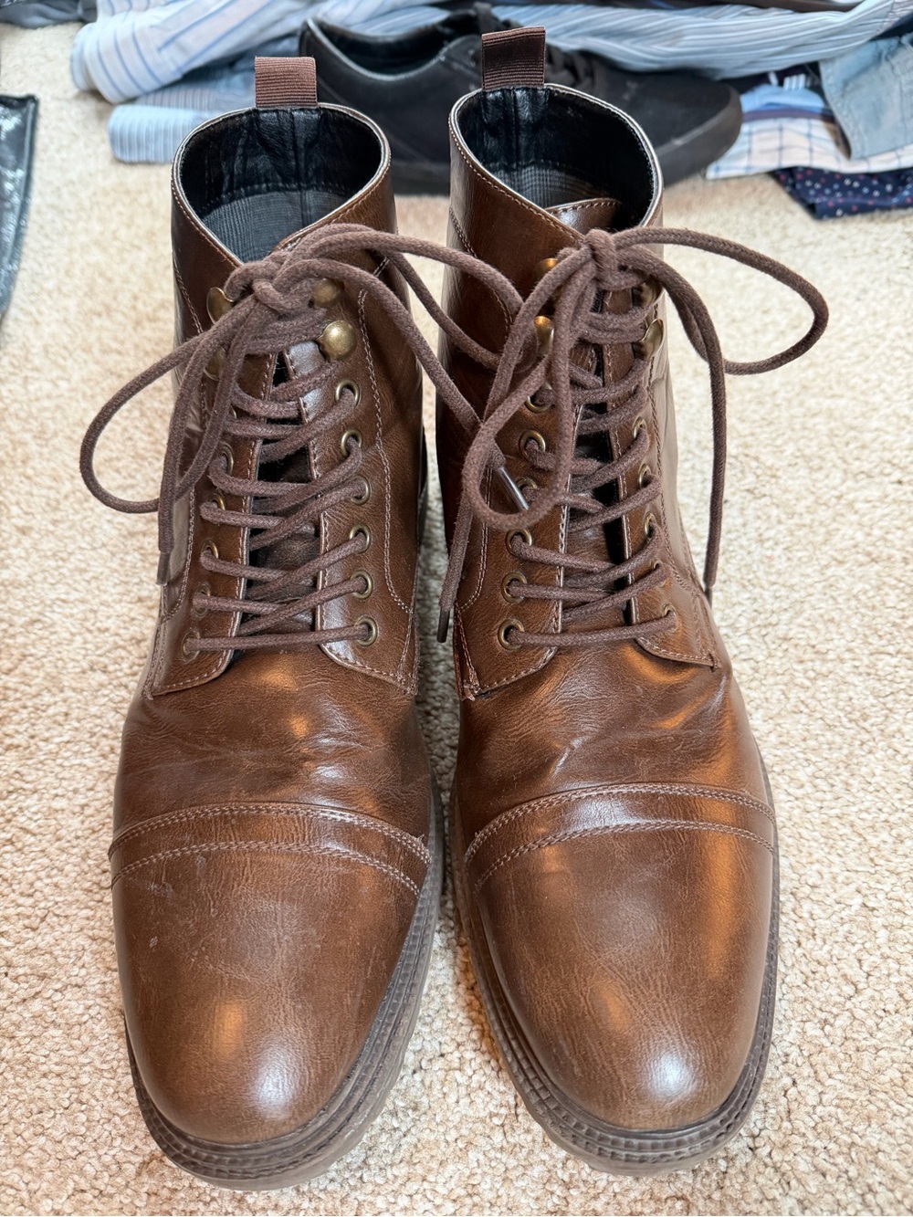 Perry Ellis Portfolio Beacon Size 11 Men’s Brown Boots